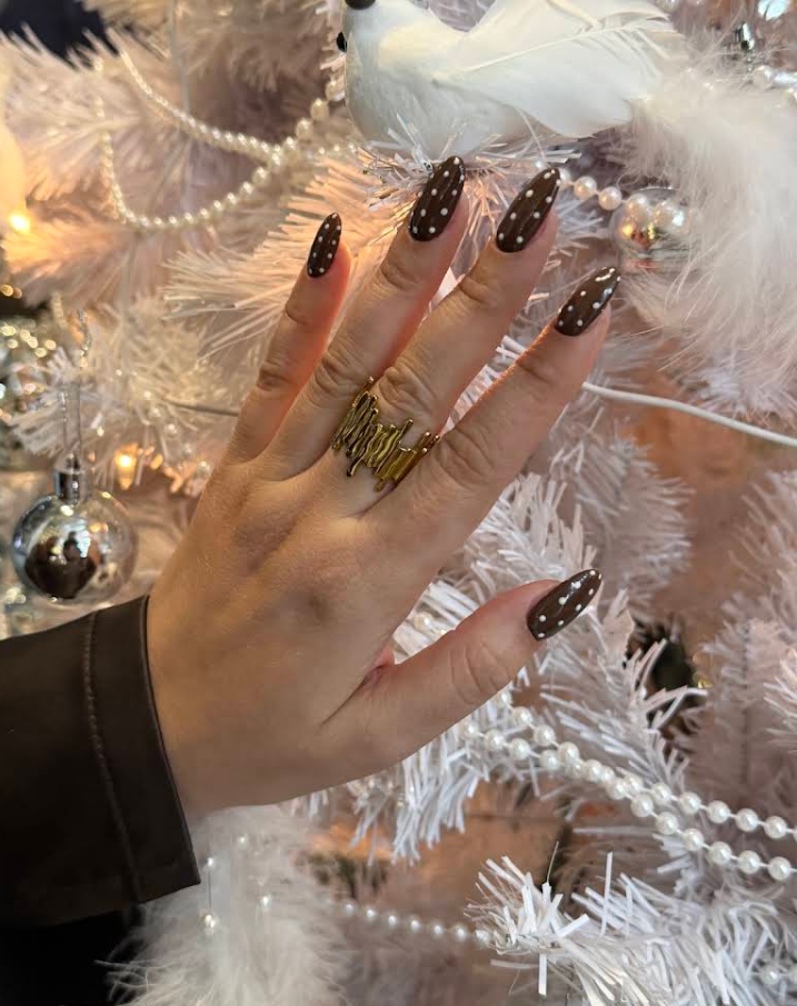 Russian gel manicure by M. STUDIO NYC — client work for Dinara Gabdrakhmanova