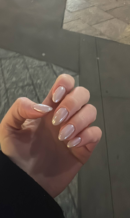 Russian gel manicure 2 by M. STUDIO NYC — client work for Alexandra Konjevod
