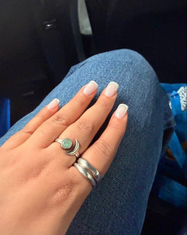 Russian manicure 3 by M. STUDIO NYC — client work for Ashley Calderon