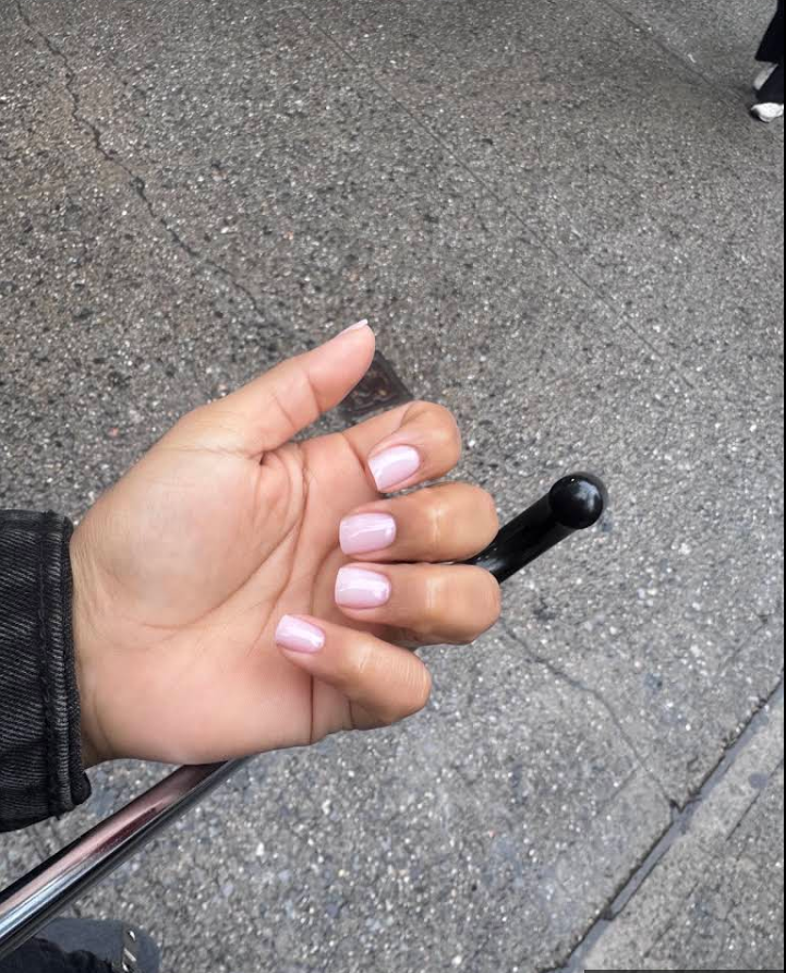 Russian gel manicure by M. STUDIO NYC — client work for Me V