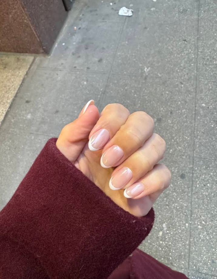 Russian gel manicure by M. STUDIO NYC — client work for Rebekah Goetz