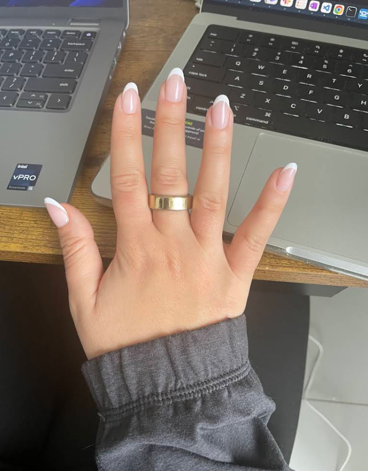 Russian gel manicure 2 by M. STUDIO NYC — client work for Marissa Van Son