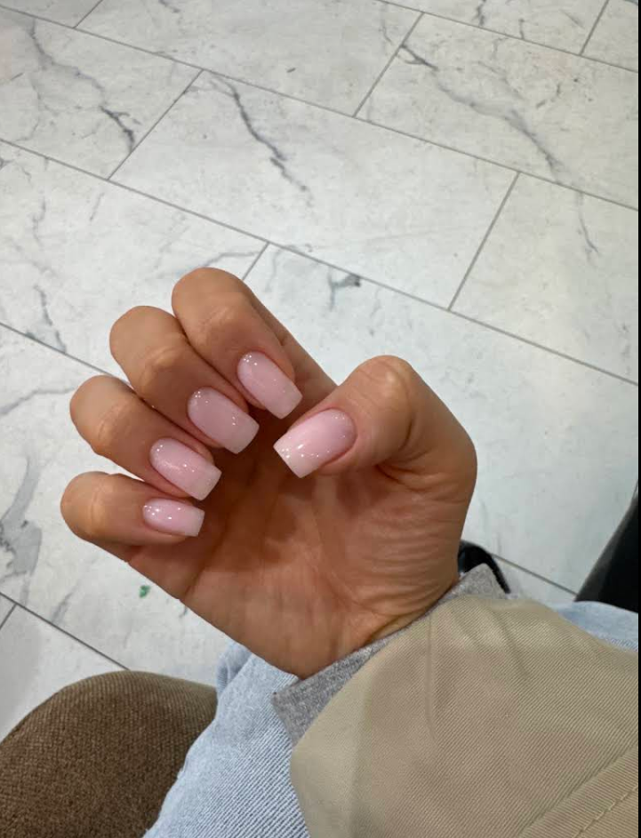 Russian gel manicure by M. STUDIO NYC — client work for Juliann Cutuli